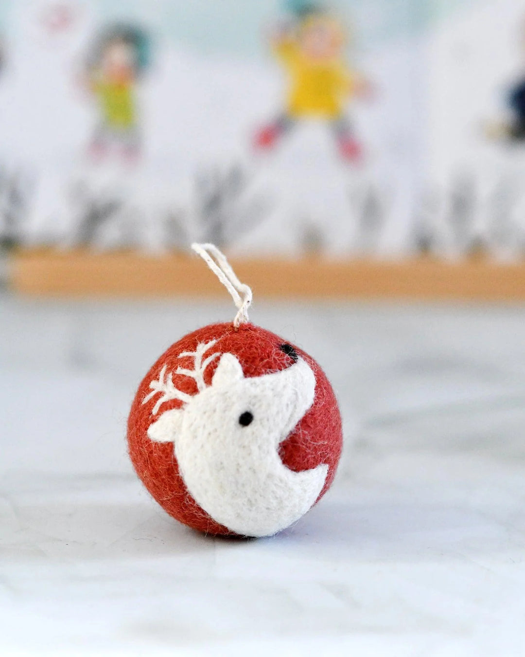 Felt Christmas Bauble Ornament - Reindeer