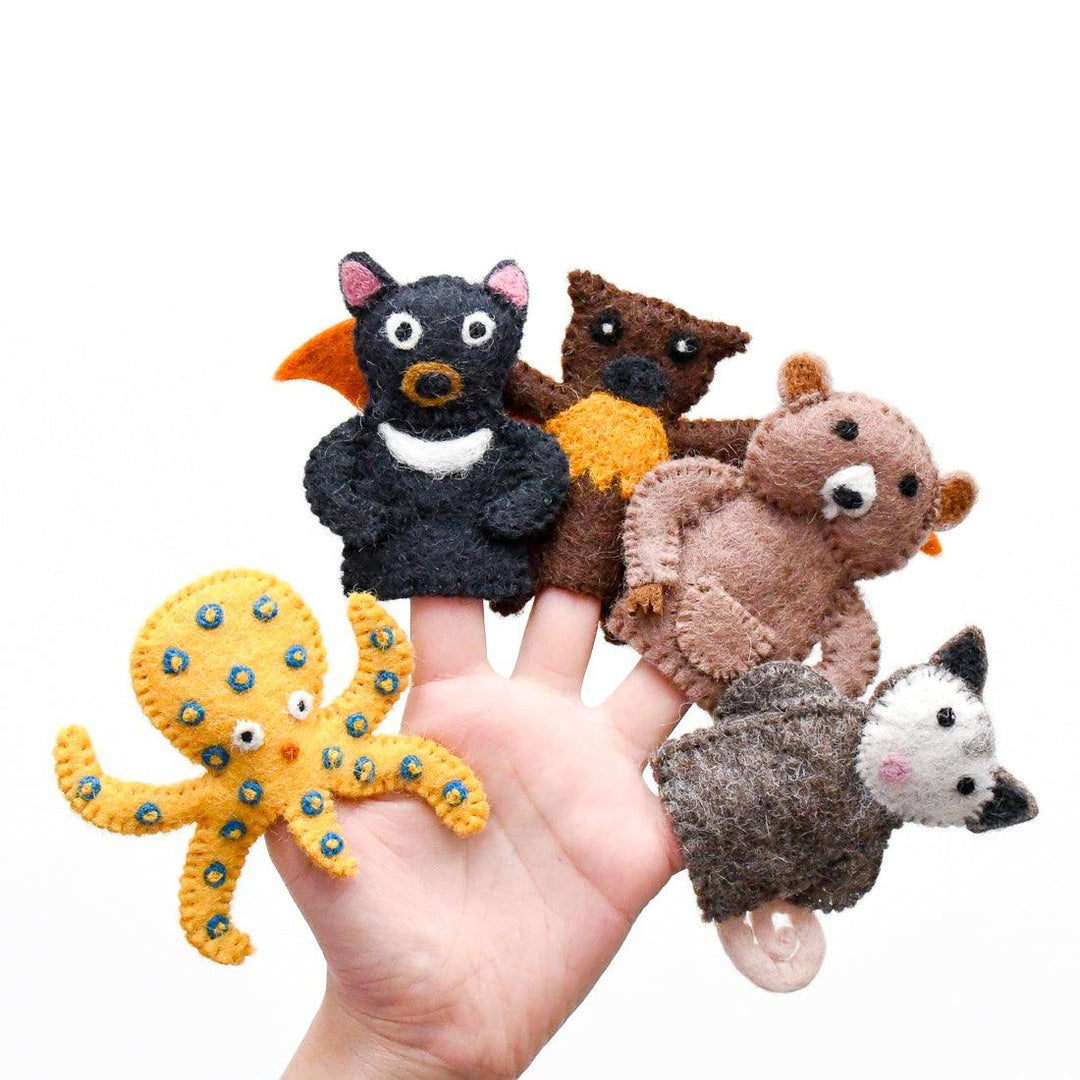 Finger Puppet Set - Australian Animals E