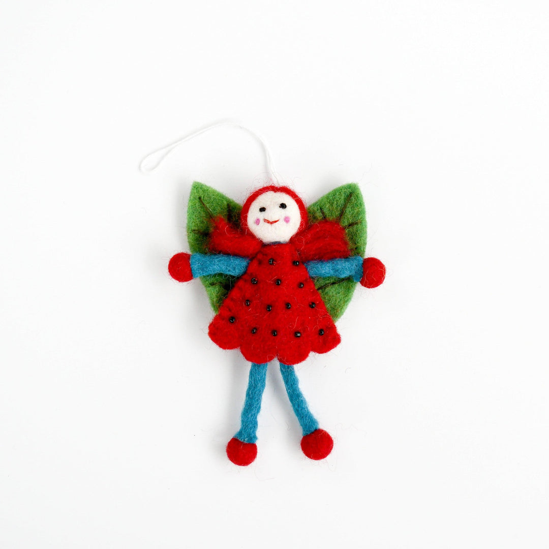 Felt Leaf Fairy - Red Hair