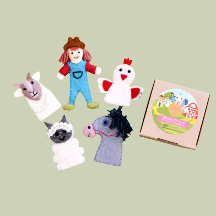 Finger Puppet Set - Old MacDonald’s Farm - B