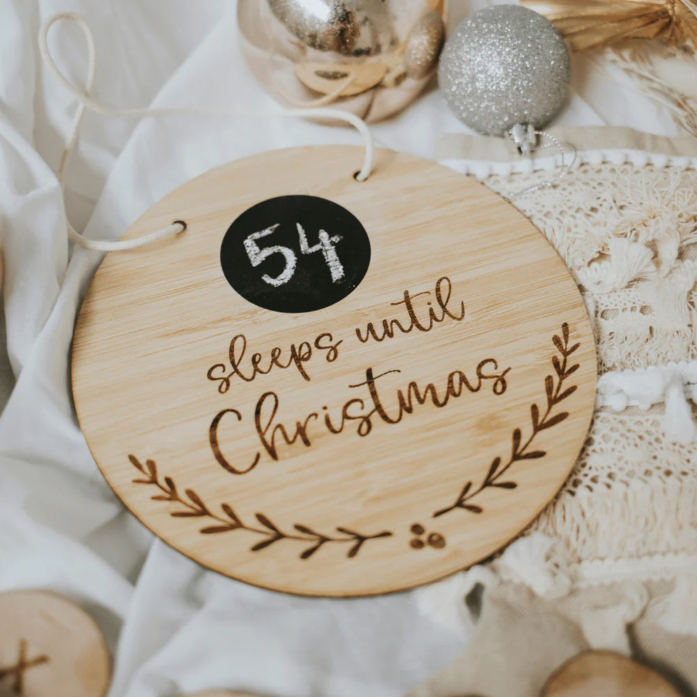 Sleeps until Christmas Sign