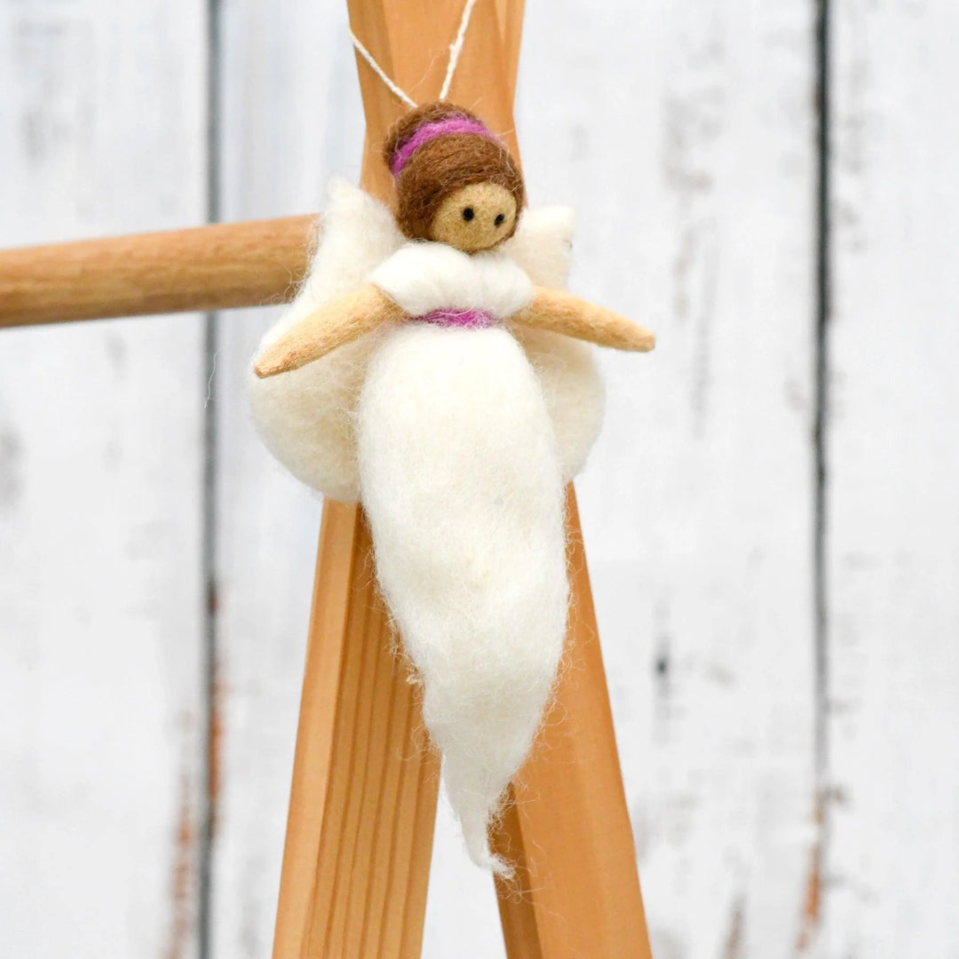 Needle Felted Fairy - White Dress