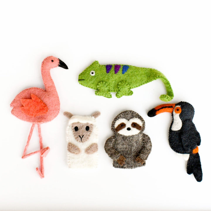 Finger Puppet Set - South American Rainforest