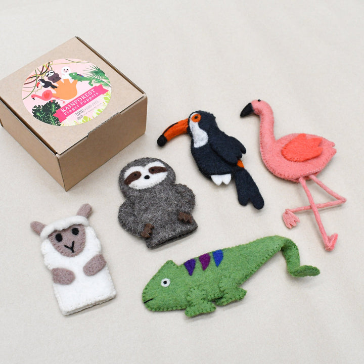 Finger Puppet Set - South American Rainforest