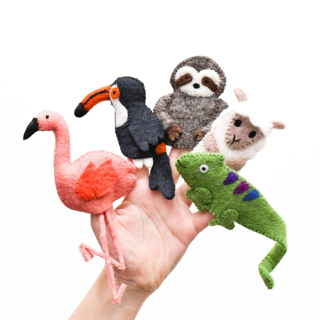 Finger Puppet Set - South American Rainforest