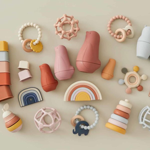 Mika Silicone/Wood Teether