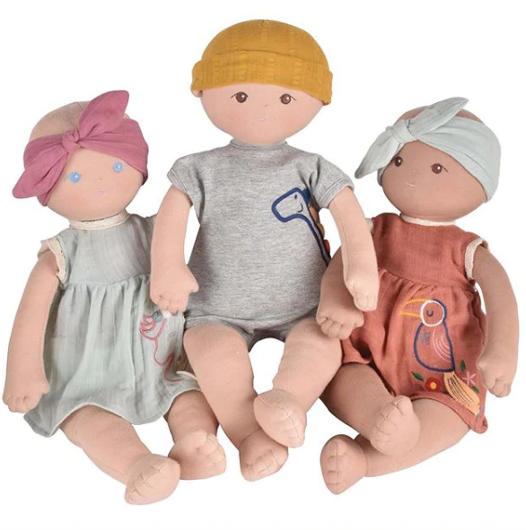 Organic Cotton Doll - Weighted - Baby Kye