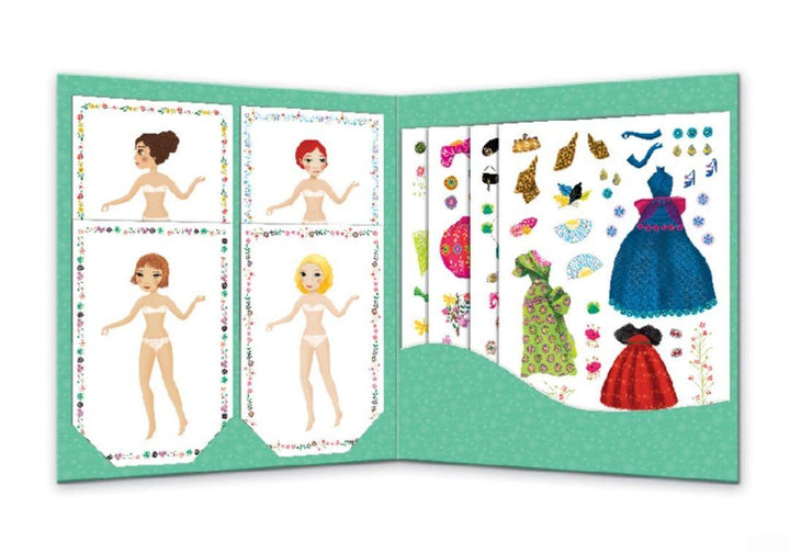 Repositional Stickers Set - Fashion Dolls