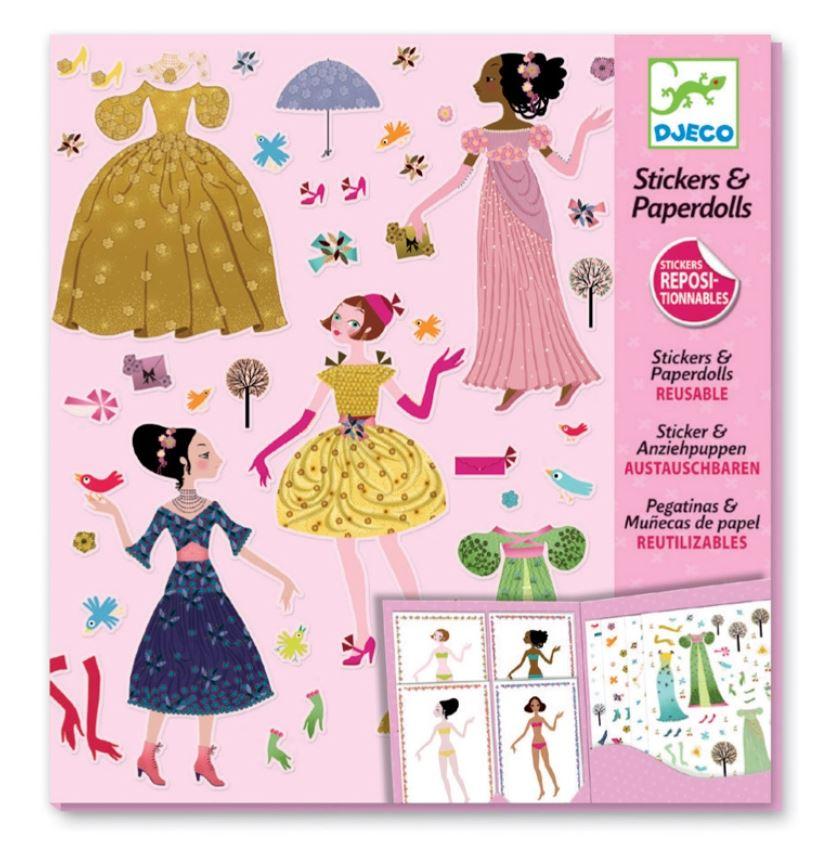 Repositional Stickers Set - Fashion Through the Seasons