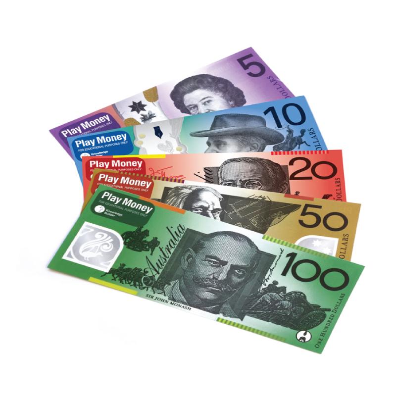 Australian Play Money Notes