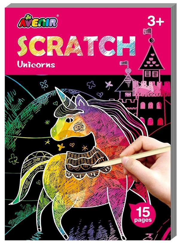 Mini Scratch Book - Unicorns