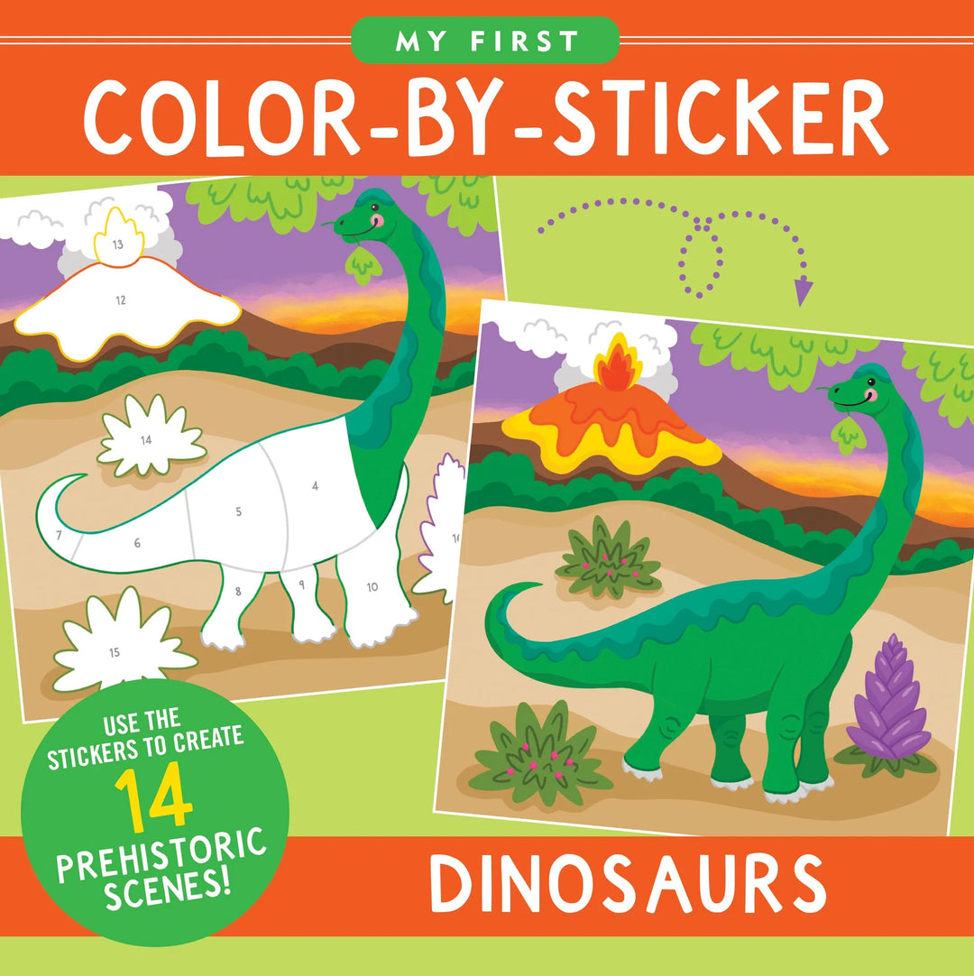 Colour By Sticker - Dinosaurs