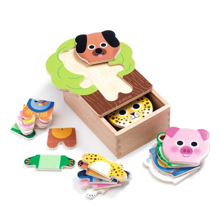 Wooden Puzzle Set - Arbramix Animals