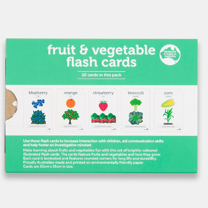 Fruit and Vegetable Flash Cards