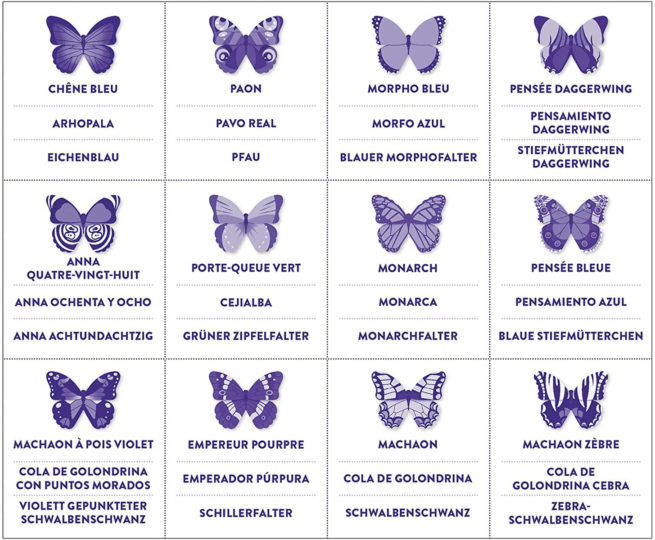 Shaped Memory Match - Butterflies