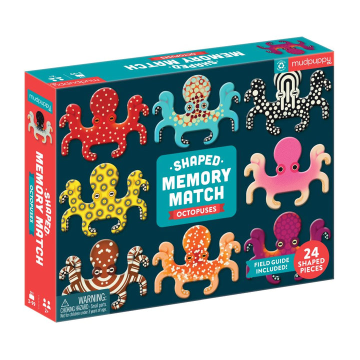 Shaped Memory Match - Octopuses