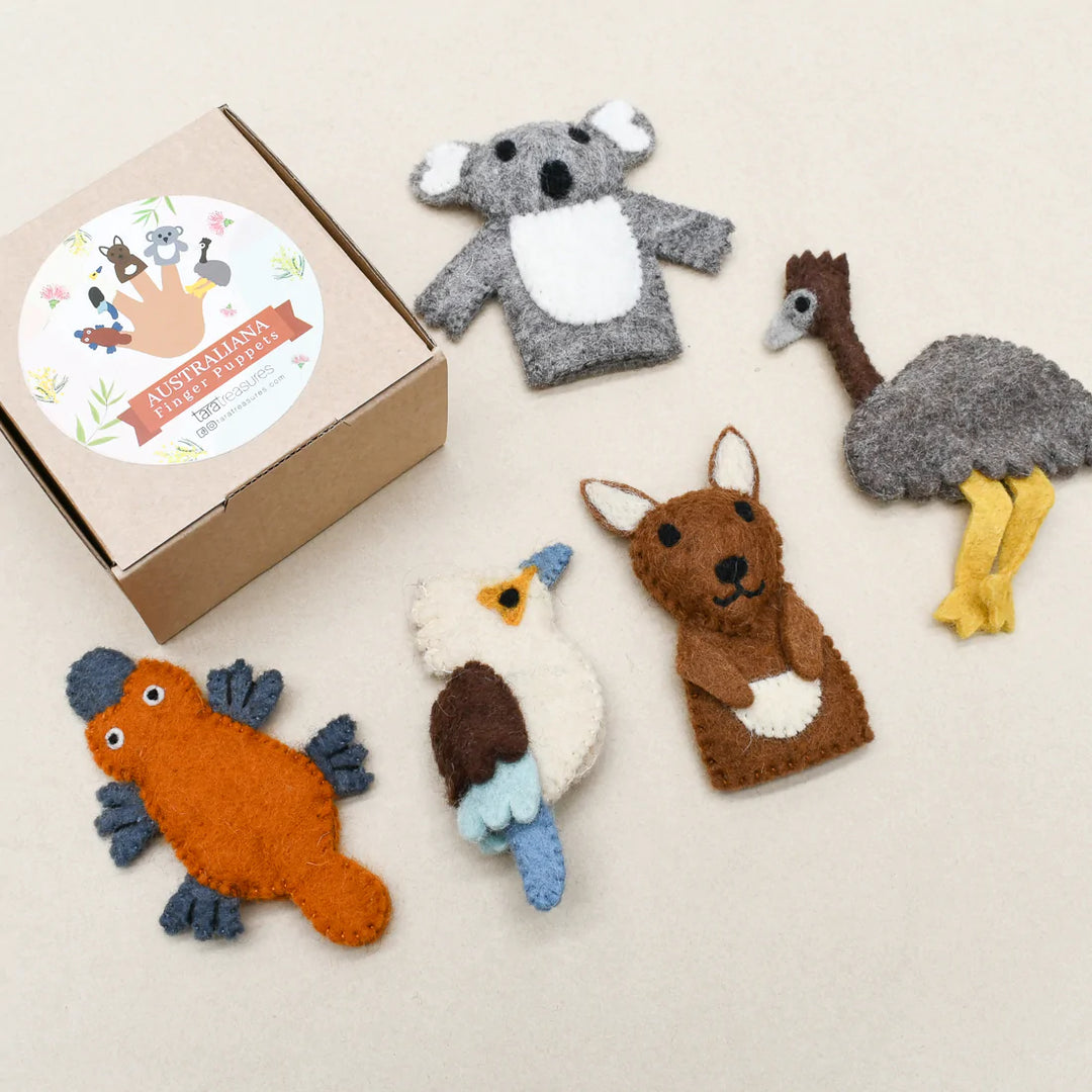 Finger Puppet Set - Australian Animals A