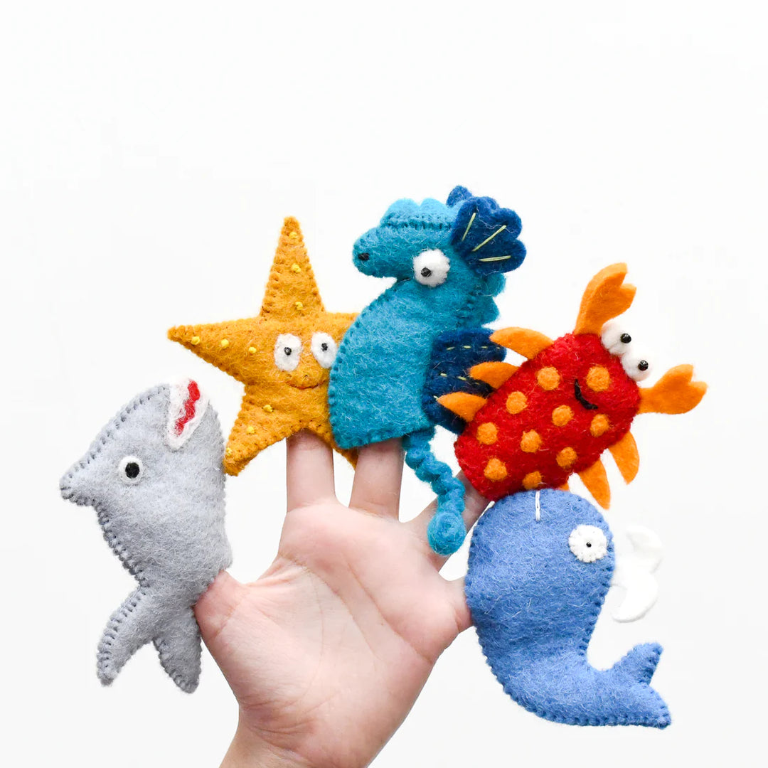 Finger Puppet Set - Ocean and Sea A