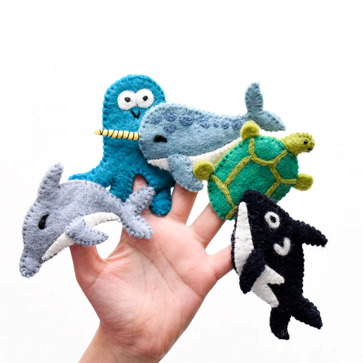 Finger Puppet Set - Ocean and Sea B