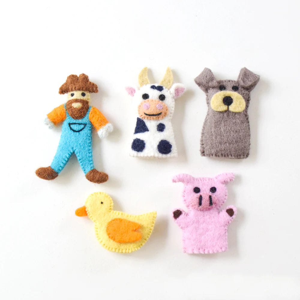 Finger Puppet Set - Old MacDonald’s Farm - A