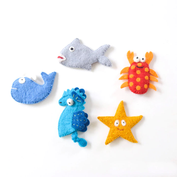 Finger Puppet Set - Ocean and Sea A