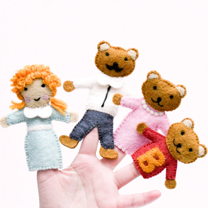 Finger Puppet Set - Goldilocks