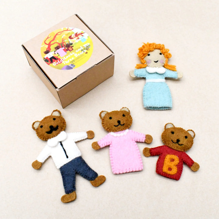 Finger Puppet Set - Goldilocks