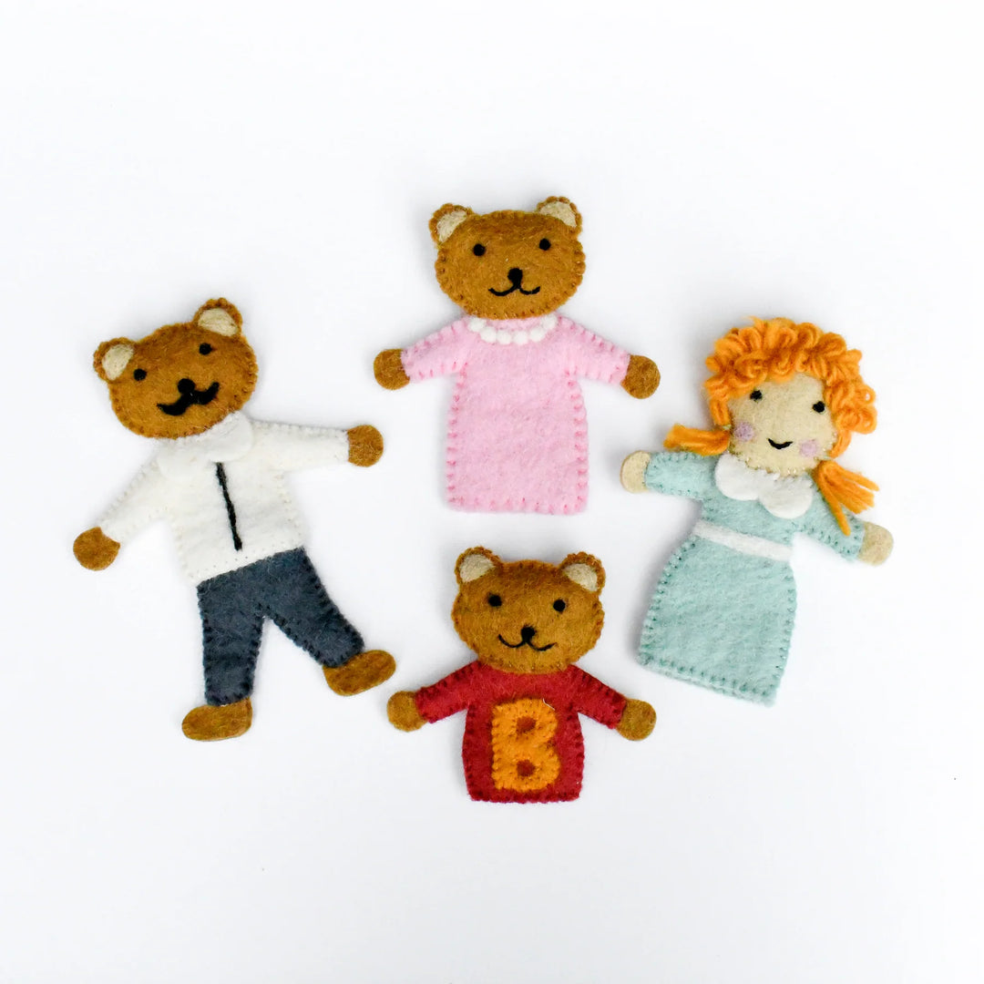 Finger Puppet Set - Goldilocks