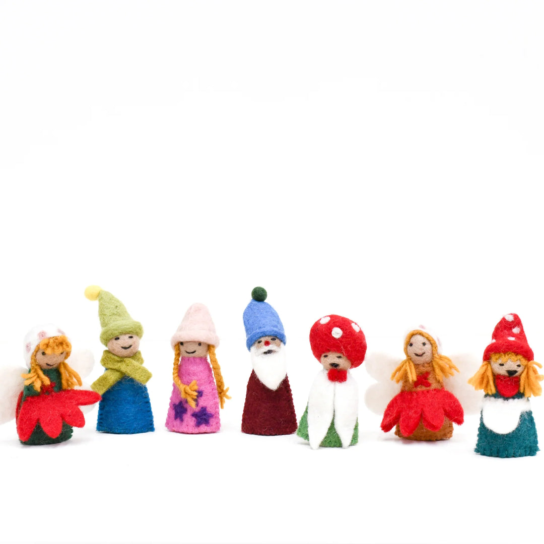 Finger Puppet Set - Fairies & Gnomes