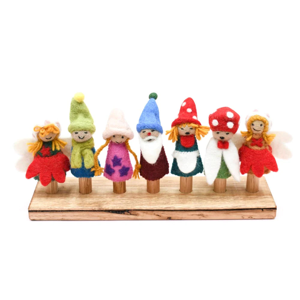 Finger Puppet Set - Fairies & Gnomes